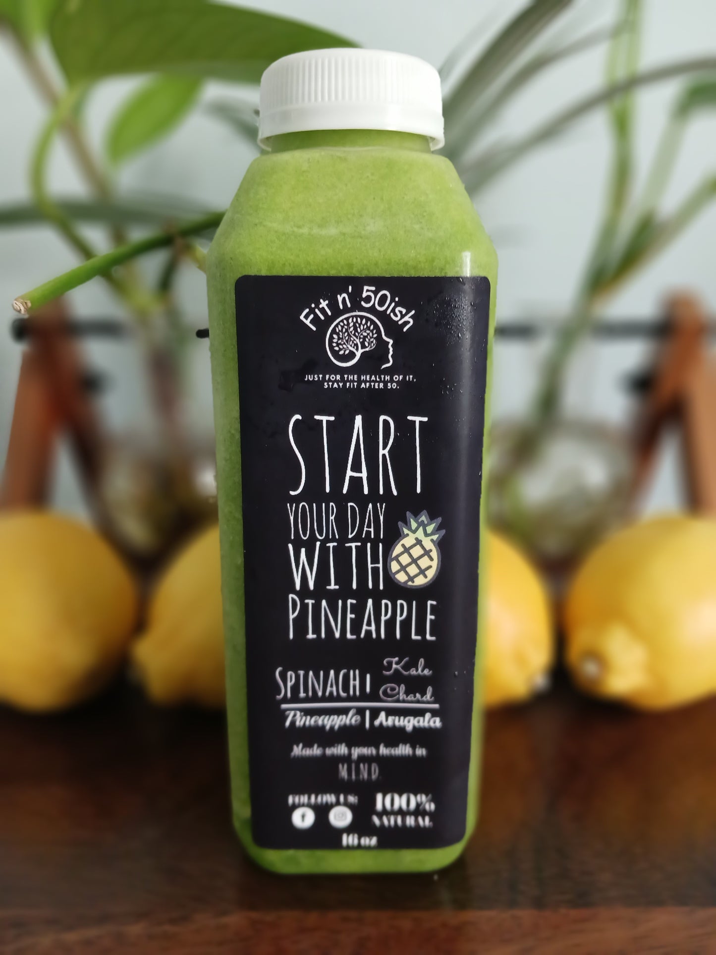 Blended Big Green Pineapple Juice Single (local only)