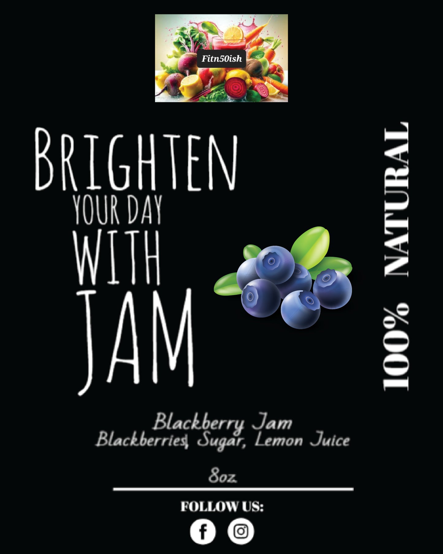 Single Blackberry Jam