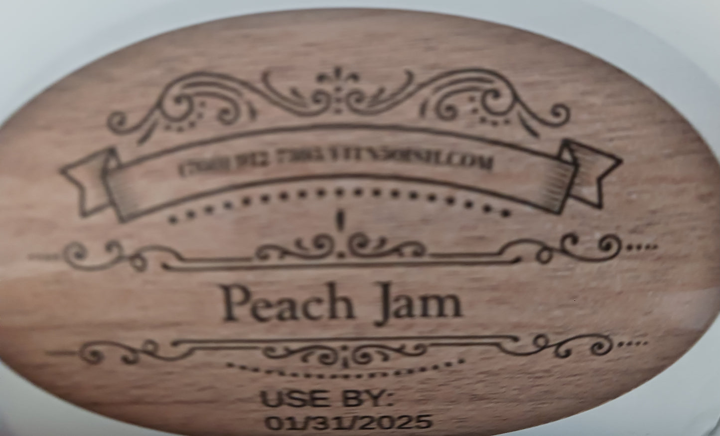 Single Peach Jam