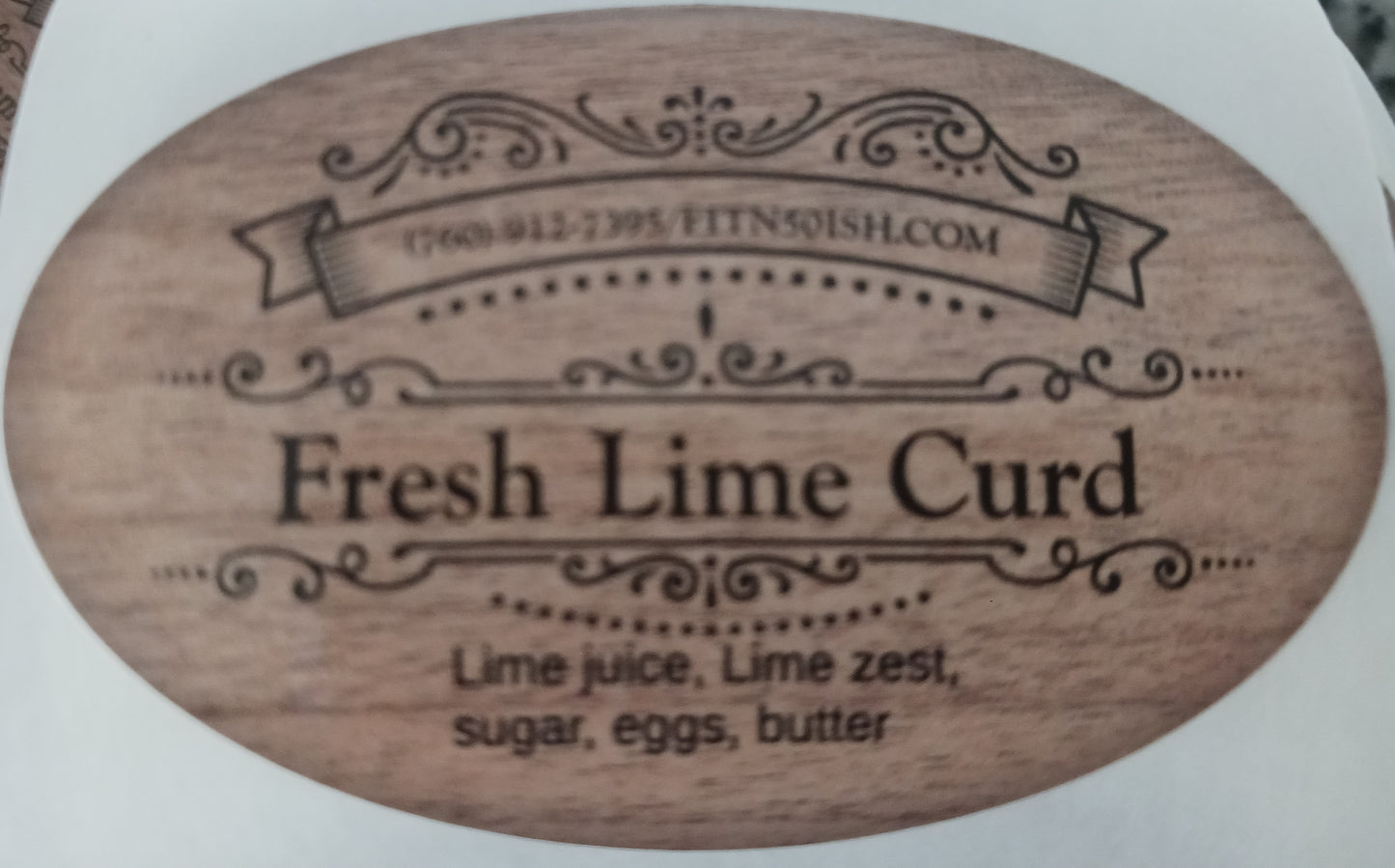 Single Fresh Lime Curd Jam