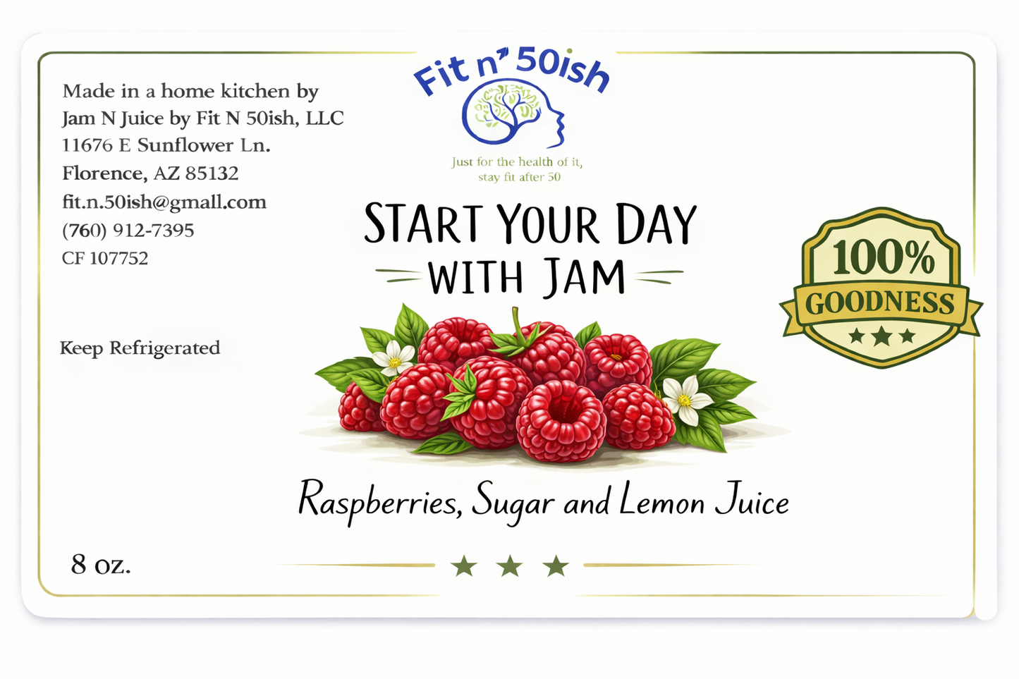 Single Raspberry Jam