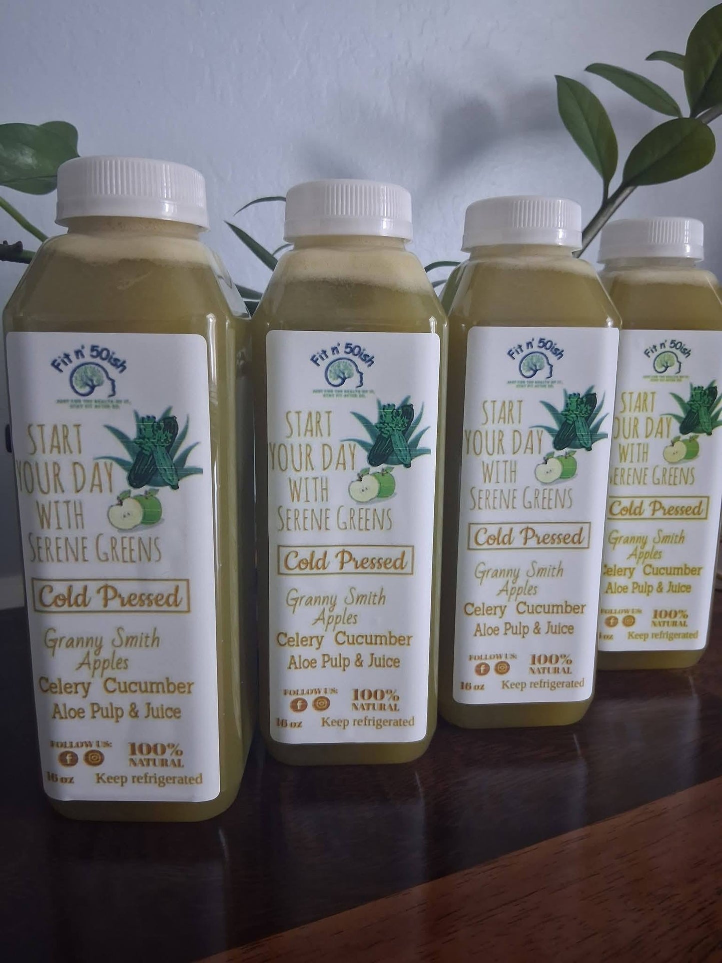 6 Pack Serene Greens Juice (Shipping not available)